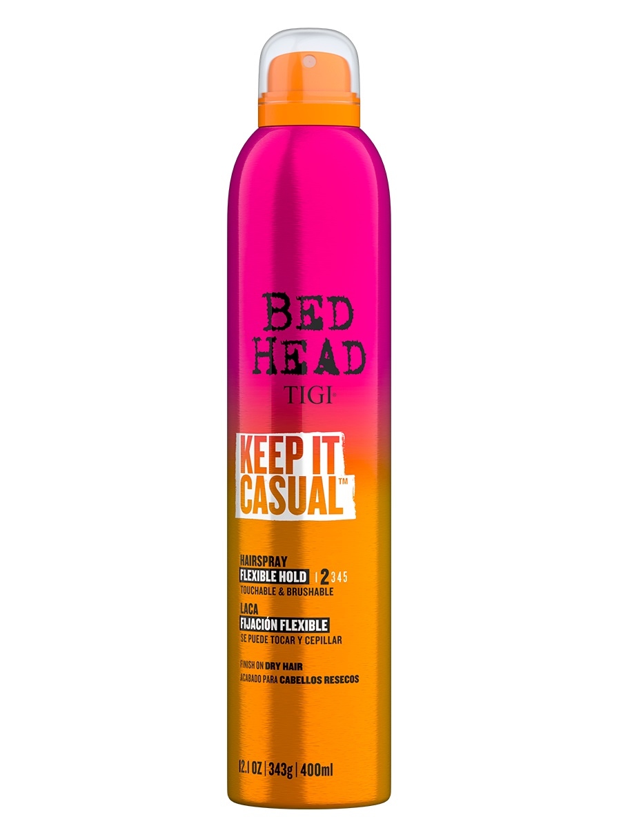 Спреи для укладки волос:  TIGI -  СПРЕЙ ДЛЯ ВОЛОС ПОДВИЖНОЙ ФИКСАЦИИ KEEP IT CASUAL НОВИНКА! (400 мл)