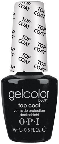 Базы, сушки, закрепители:  OPI -  Верхнее покрытие GelColor - Top Coat