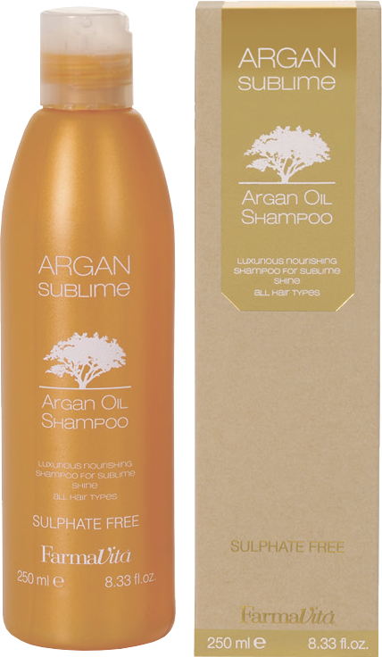 Шампуни для волос:  FarmaVita -  Шампунь с аргановым маслом Argan Sublime Shampoo (250 мл)