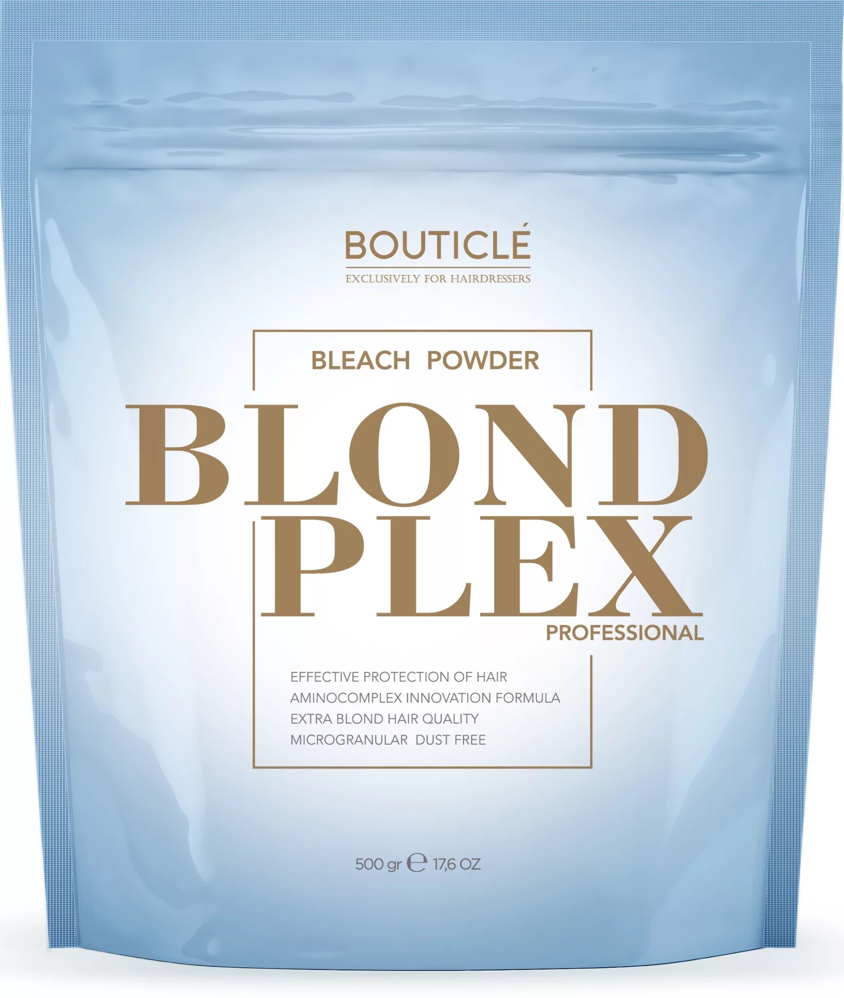 Осветлители для волос:  Bouticle -  Обесцвечивающий порошок Blond Plex с аминокомплексом  (500 мл)