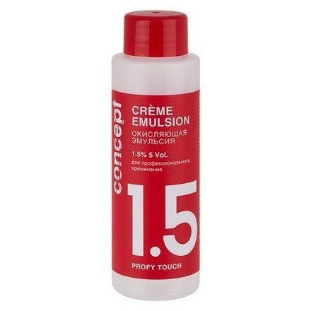 Окислители для волос:  Concept -  Окисляющая эмульсия Crème Emulsion 1,5% (60 мл)