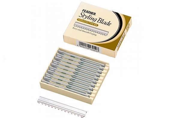 Лезвия для бритв:  Лезвия Feather Styling Blade 10 шт/уп для бритв