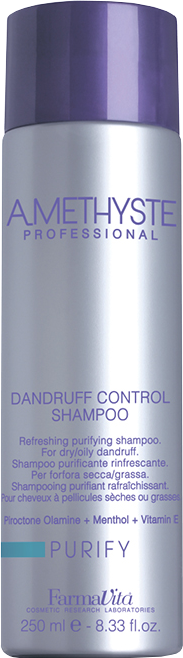 Шампуни для волос:  FarmaVita -  Шампунь против перхоти AMETHYSTE PURIFY DANDRUFF CONTROL SHAMPOO (250 мл)