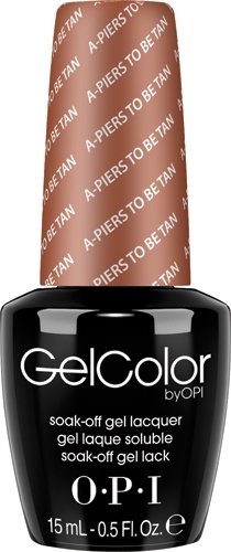 Гель-лаки для ногтей:  OPI -  GELCOLOR гель-лак GCF53 A-piers to be Tan (15 мл)