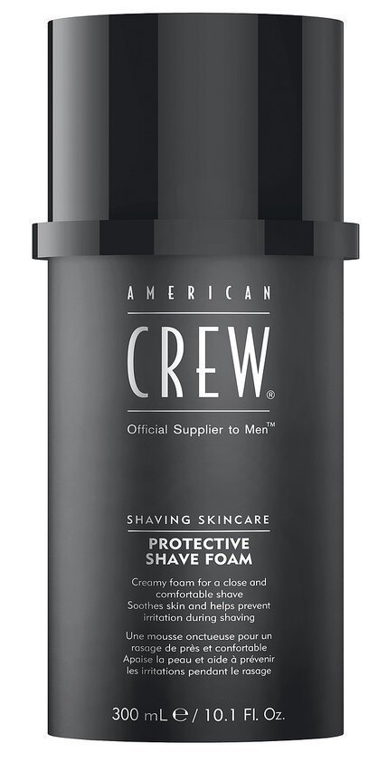 Кремы для бритья:  AMERICAN CREW -  Защитная пена для бритья Protective Shave Foam (300 мл)